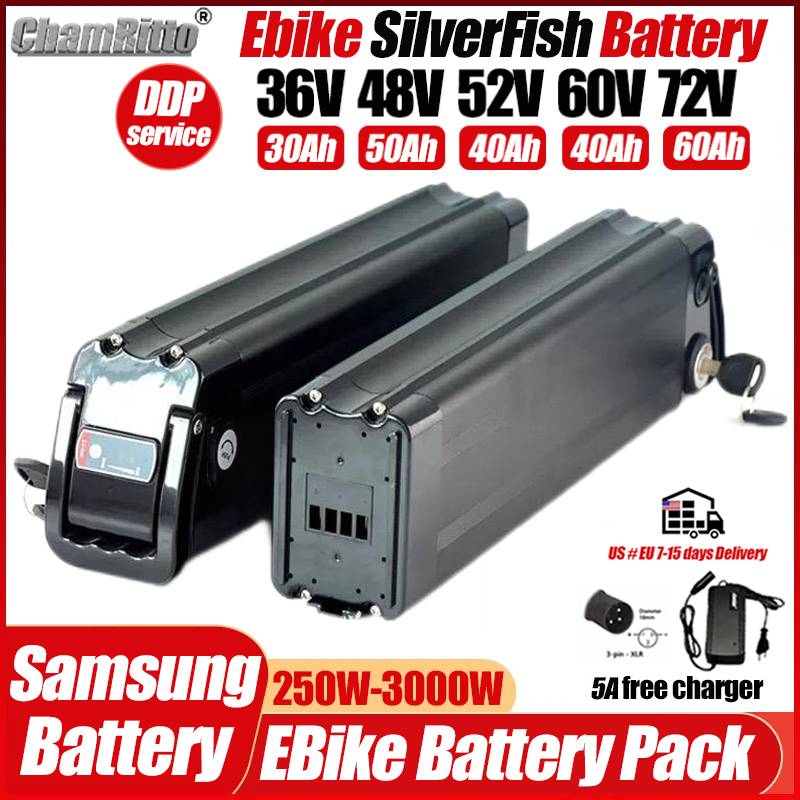 Electric Bicycle Battery 72V 30Ah - Xe đạp điện 36V 48V 52V,