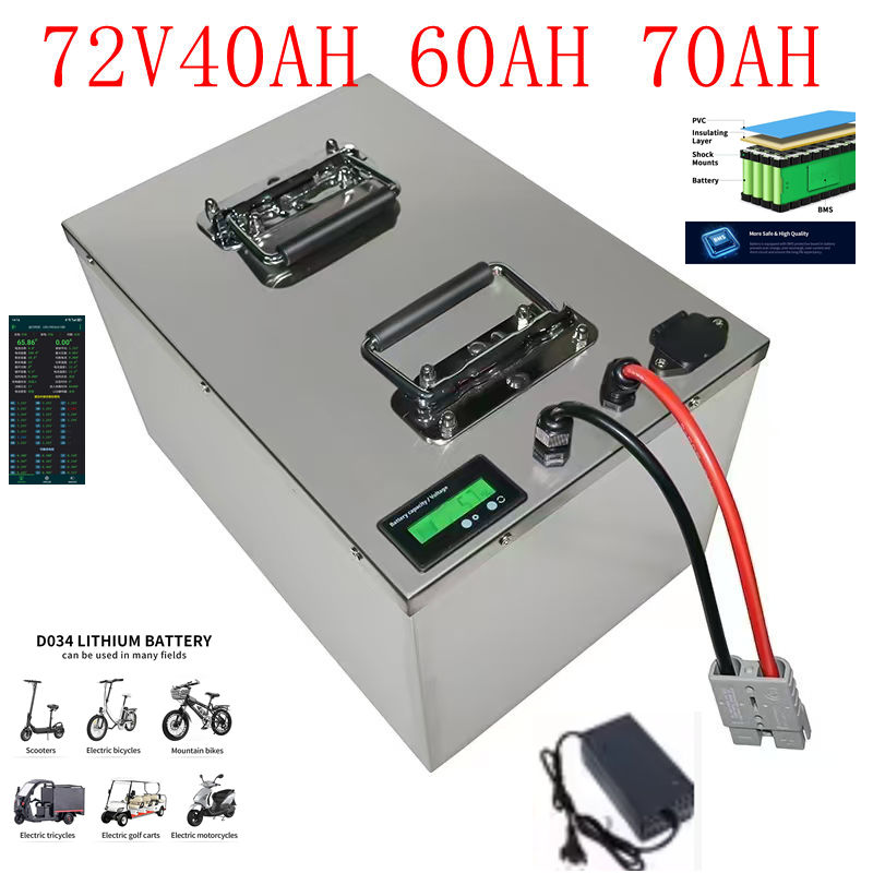 Hệ thống lưu trữ năng lượng pi - đánh giá và giá Electric Bicycle Battery 72V 30Ah