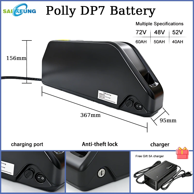 48V Hailong Electric Bicycle D - đánh giá và giá Electric Bicycle Battery 72V 30Ah