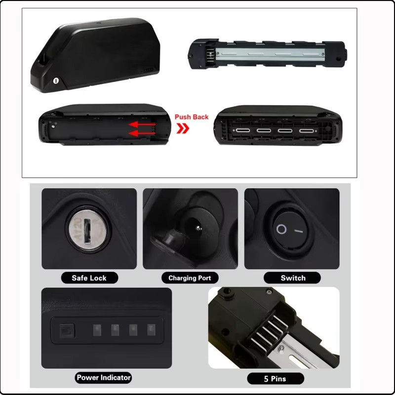 48V Hailong Electric Bicycle D - đánh giá và giá Electric Bicycle Battery 72V 30Ah